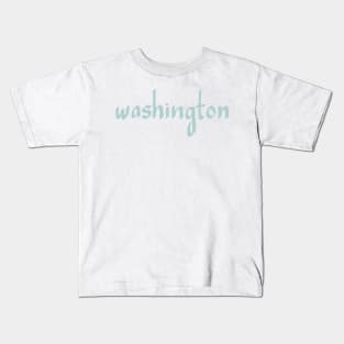 WASHINGTON STATE Kids T-Shirt